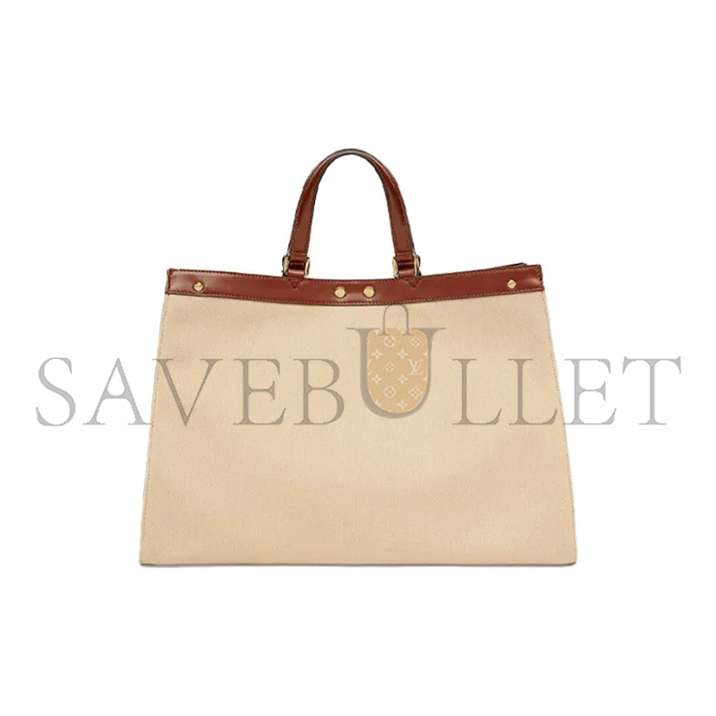 FENDI X-TOTE FABRIC BEIGE 8BH374A9P6F1E1A (41*28*16cm)